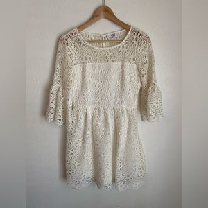 White Eyelet Dress